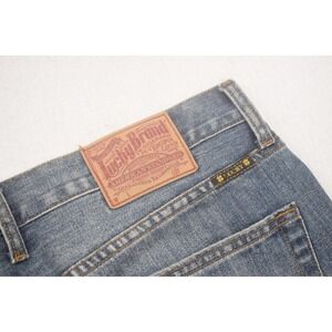 Lucky Brand Straight Leg Denim Blue Jeans Mens Size 38 x 32